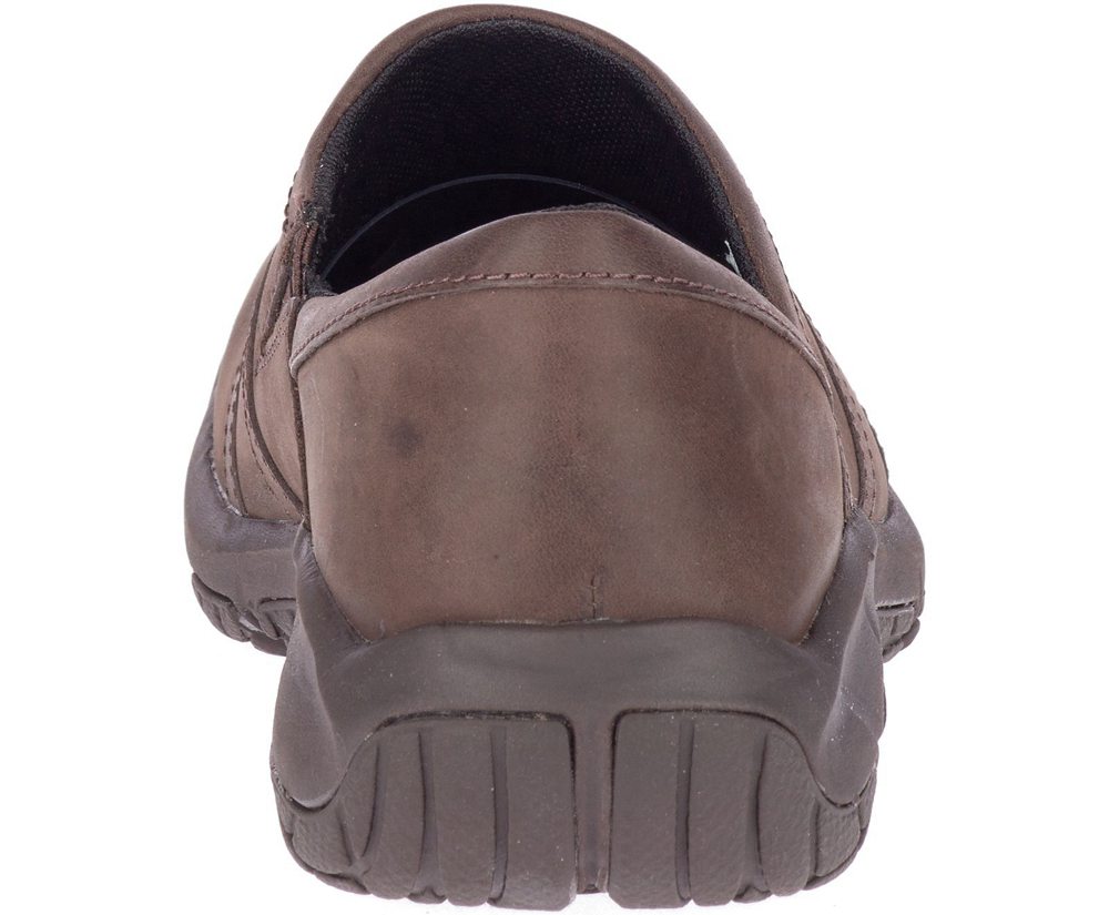 Merrell Slip Ons Brown - Encore Moc 4 Leather - Womens 03AHOMTNV